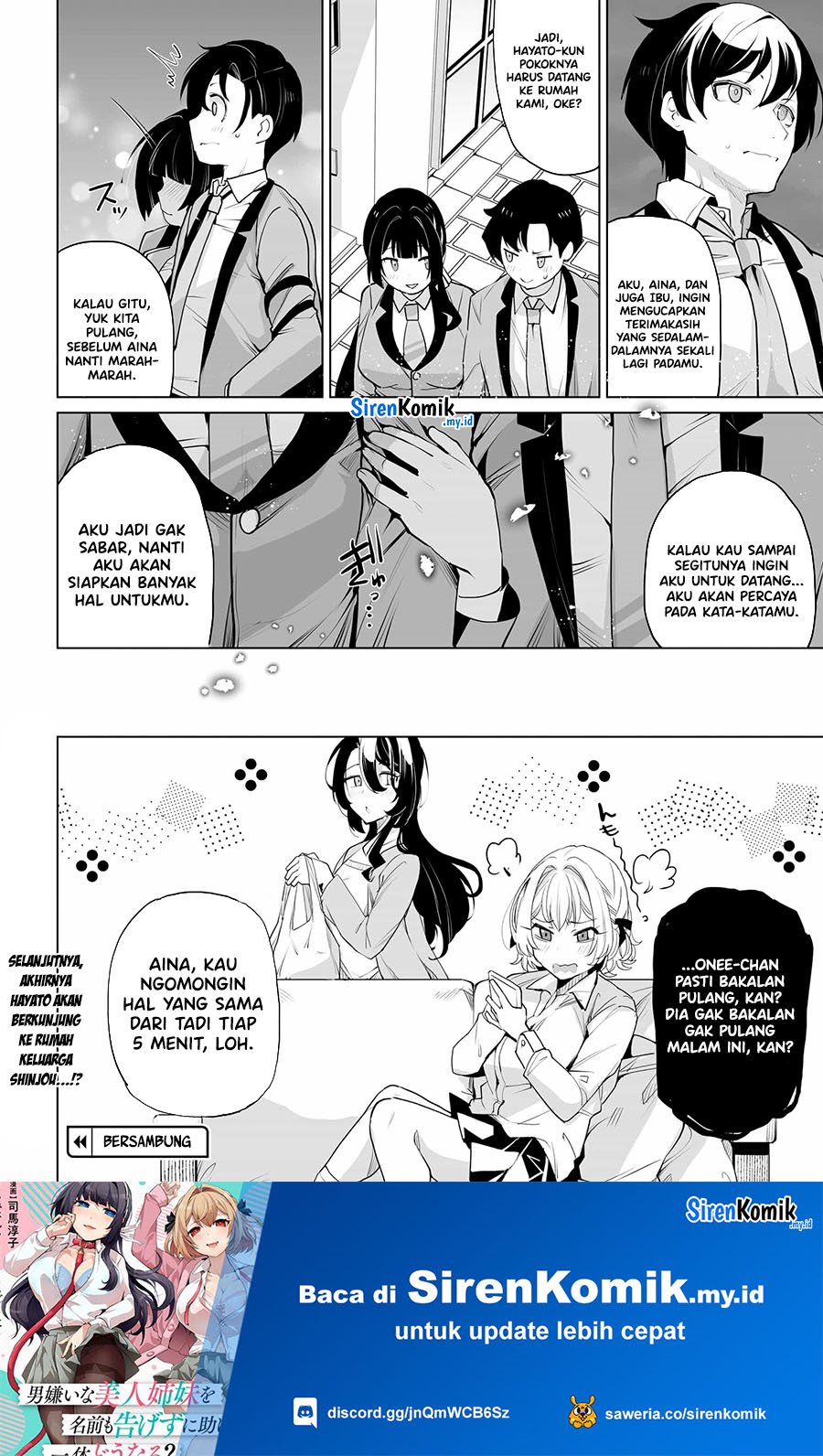 Otoko Girai na Bijin Shimai wo Namae mo Tsugezu ni Tasuketara Ittai Dounaru? chapter 9