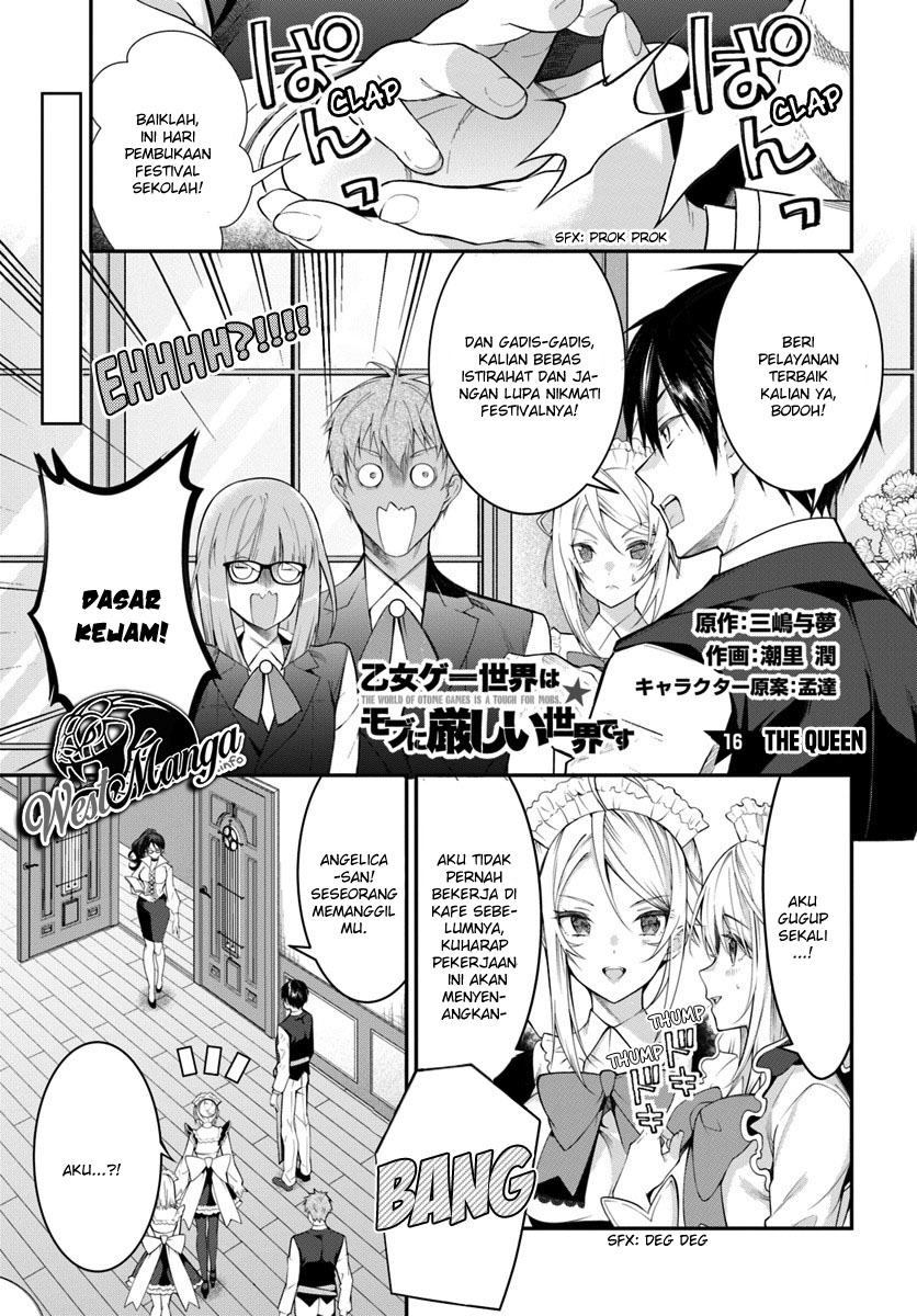 Otome Game Sekai wa Mob ni Kibishii Sekai Desu chapter 16