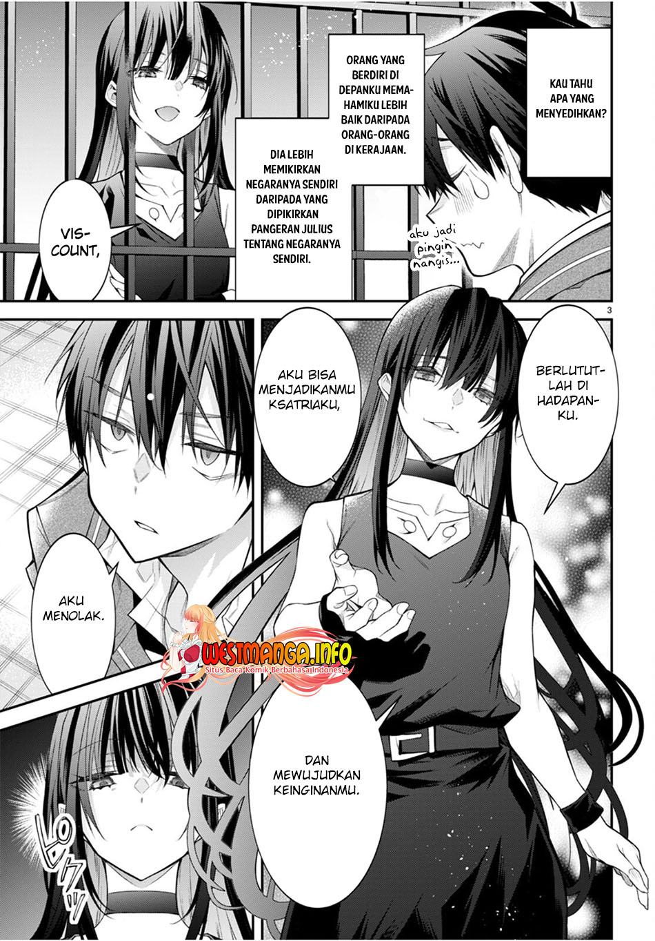 Otome Game Sekai wa Mob ni Kibishii Sekai Desu chapter 47