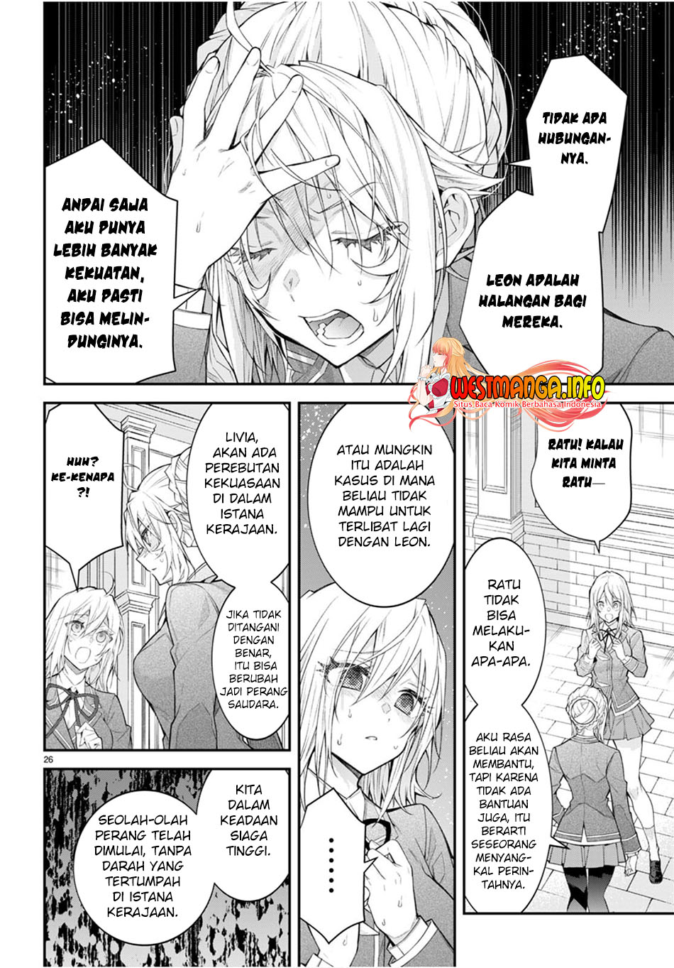 Otome Game Sekai wa Mob ni Kibishii Sekai Desu chapter 47