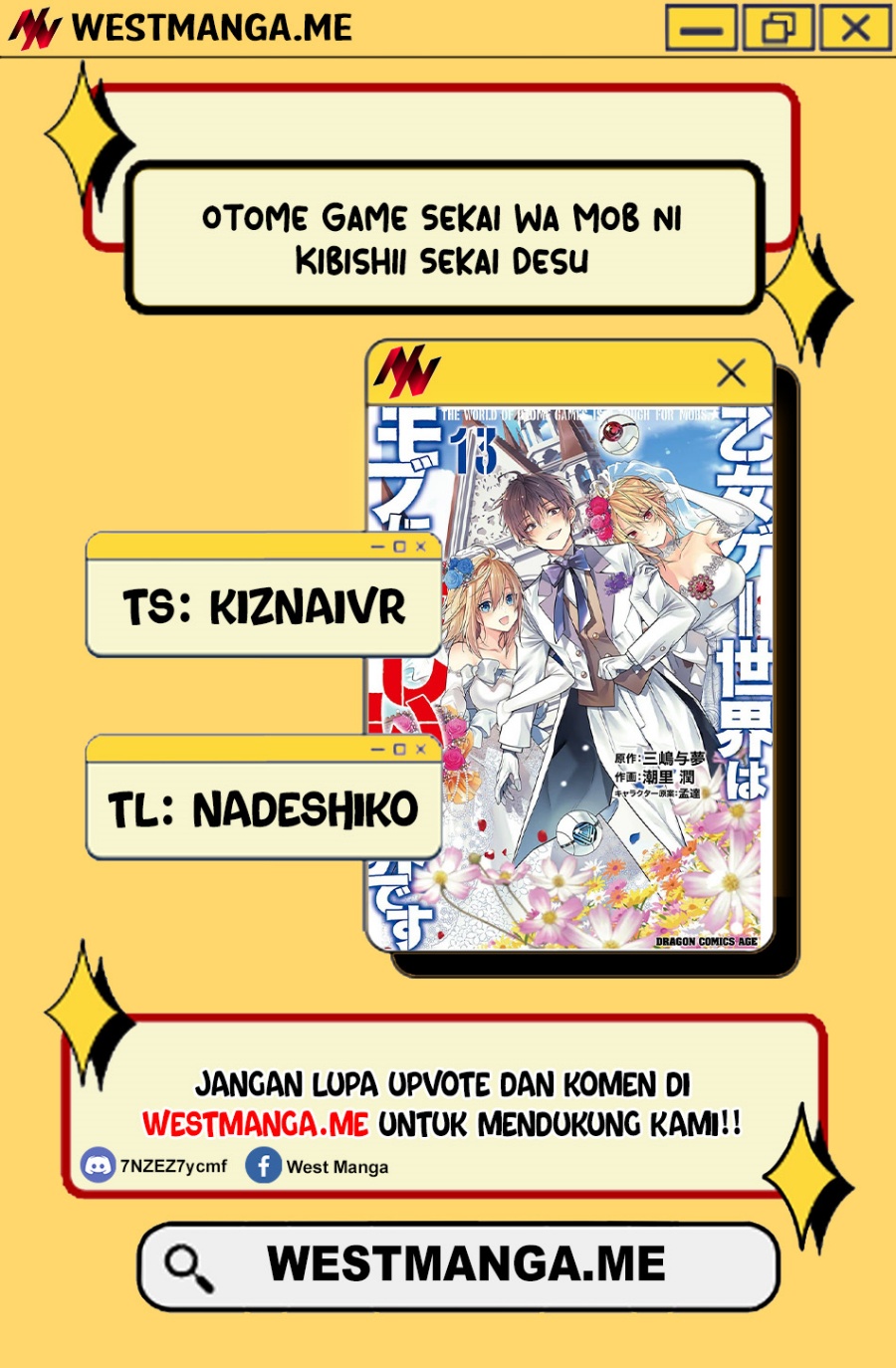 Otome Game Sekai wa Mob ni Kibishii Sekai Desu chapter 71