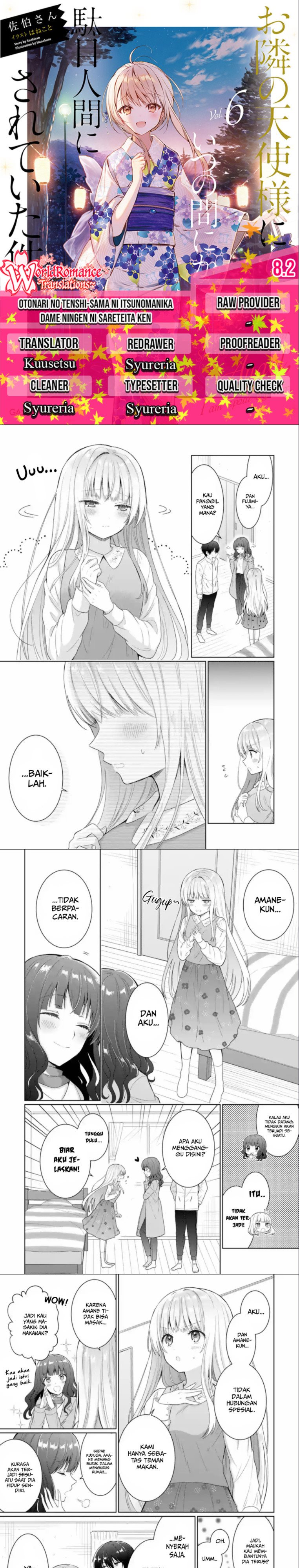Otonari no Tenshi-sama ni Itsunomanika Dame Ningen ni Sareteita Ken chapter 8