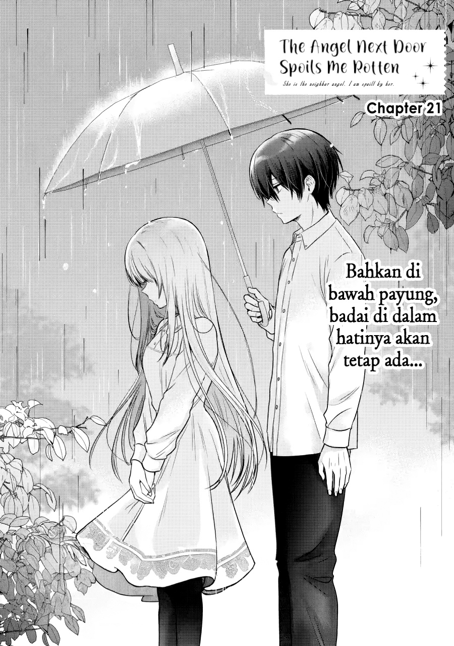Otonari no Tenshi-sama ni Itsunomanika Dame Ningen ni Sareteita Ken Chapter 21.1 Bahasa Indonesia