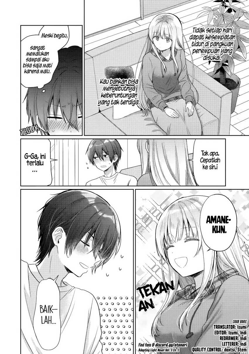 Otonari no Tenshi-sama ni Itsunomanika Dame Ningen ni Sareteita Ken Chapter 23.3 Bahasa Indonesia