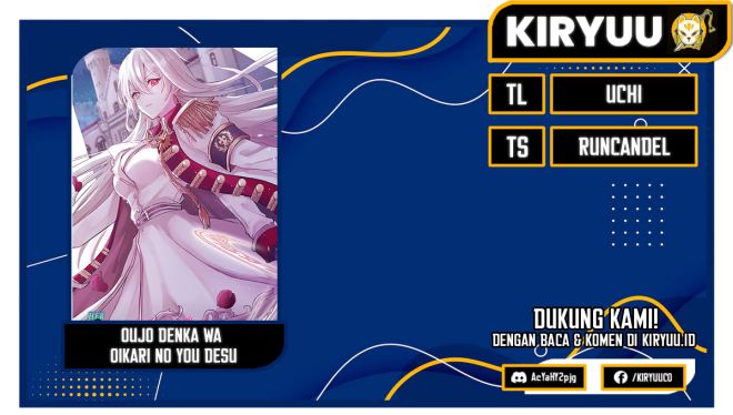 Oujo Denka wa Oikari no you desu Chapter 20 Bahasa Indonesia