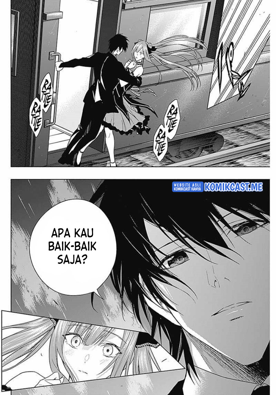 Ouritsu Mahou Gakuen no Saikasei: Slum Agari no Saikyou Mahoushi, Kizoku darake no Gakuen de Musou suru Chapter 49 Bahasa Indonesia