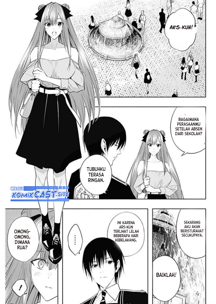 Ouritsu Mahou Gakuen no Saikasei: Slum Agari no Saikyou Mahoushi, Kizoku darake no Gakuen de Musou suru Chapter 59 Bahasa Indonesia
