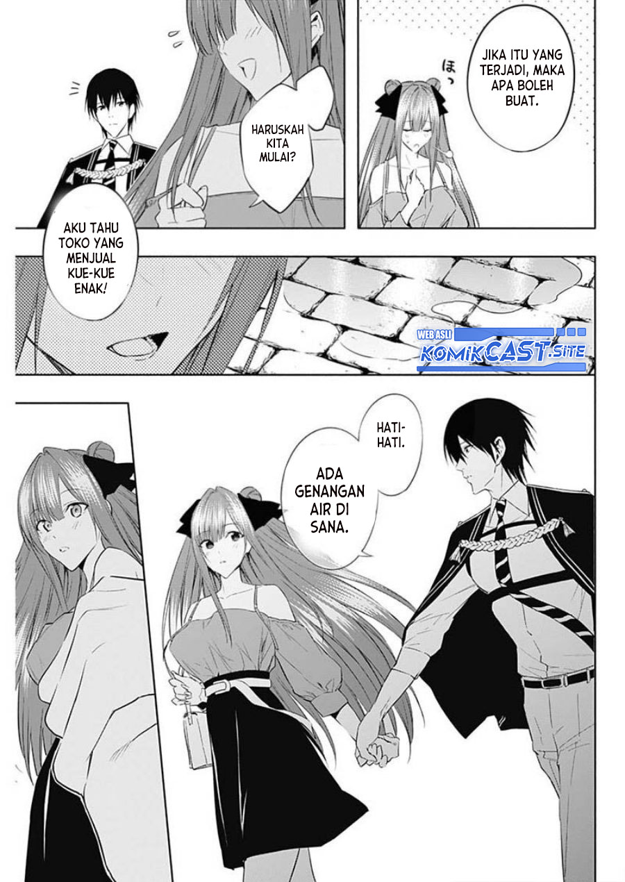 Ouritsu Mahou Gakuen no Saikasei: Slum Agari no Saikyou Mahoushi, Kizoku darake no Gakuen de Musou suru Chapter 59 Bahasa Indonesia
