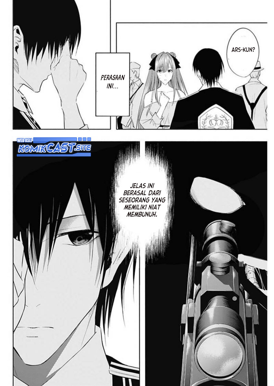Ouritsu Mahou Gakuen no Saikasei: Slum Agari no Saikyou Mahoushi, Kizoku darake no Gakuen de Musou suru Chapter 59 Bahasa Indonesia