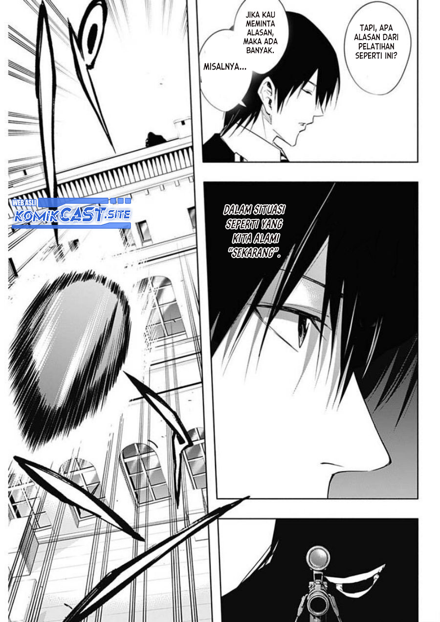 Ouritsu Mahou Gakuen no Saikasei: Slum Agari no Saikyou Mahoushi, Kizoku darake no Gakuen de Musou suru Chapter 59 Bahasa Indonesia