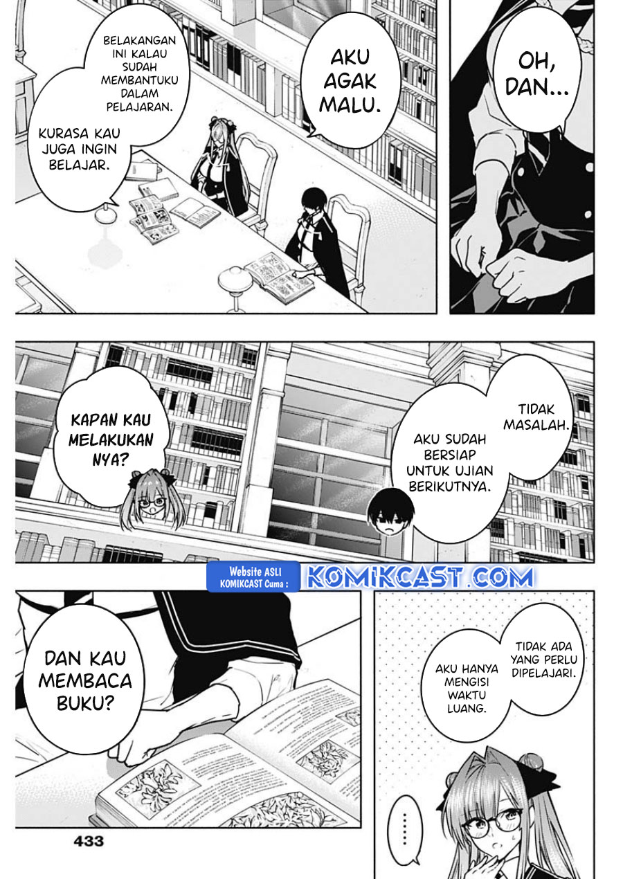 Ouritsu Mahou Gakuen no Saikasei: Slum Agari no Saikyou Mahoushi, Kizoku darake no Gakuen de Musou suru Chapter 114 Bahasa Indonesia