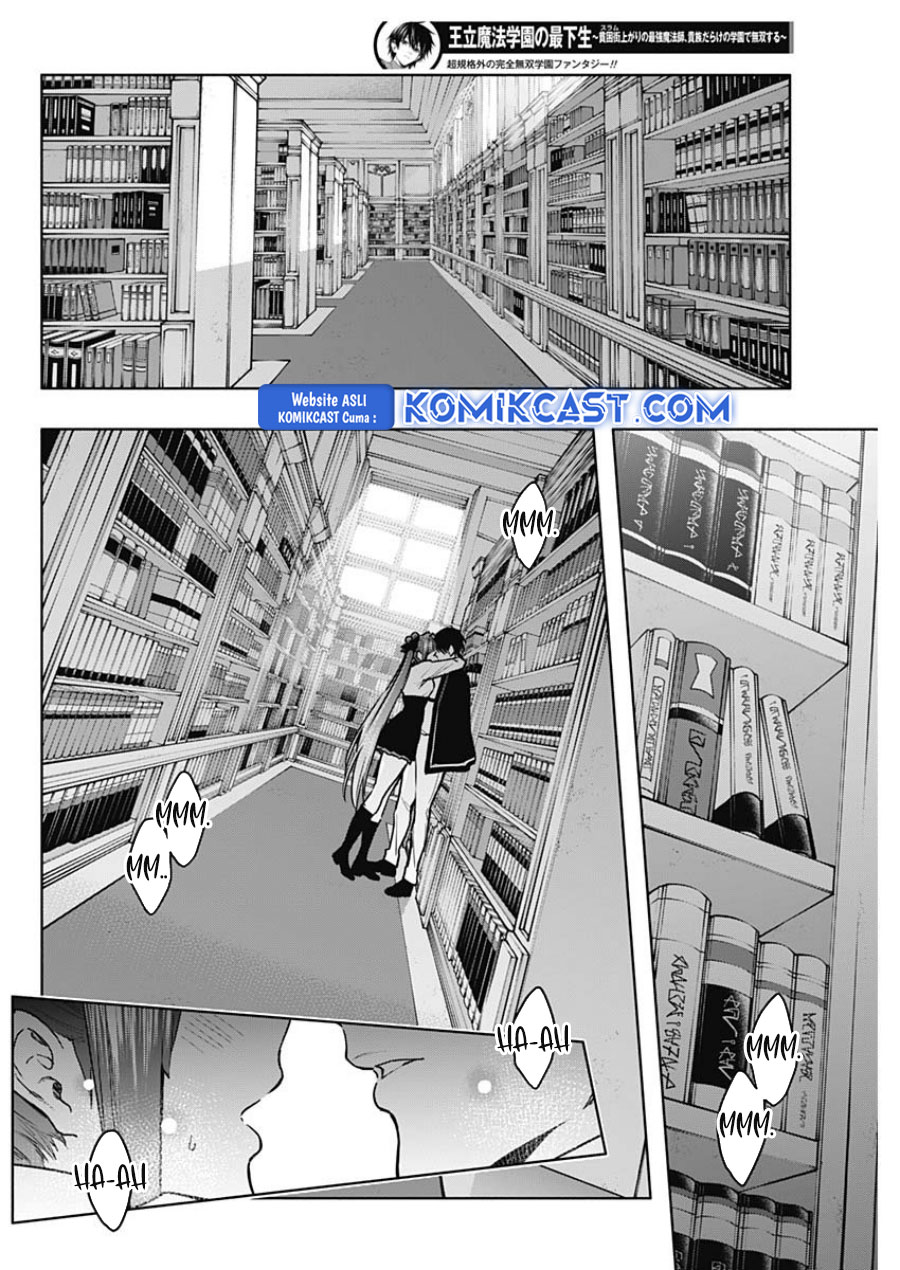 Ouritsu Mahou Gakuen no Saikasei: Slum Agari no Saikyou Mahoushi, Kizoku darake no Gakuen de Musou suru Chapter 114 Bahasa Indonesia