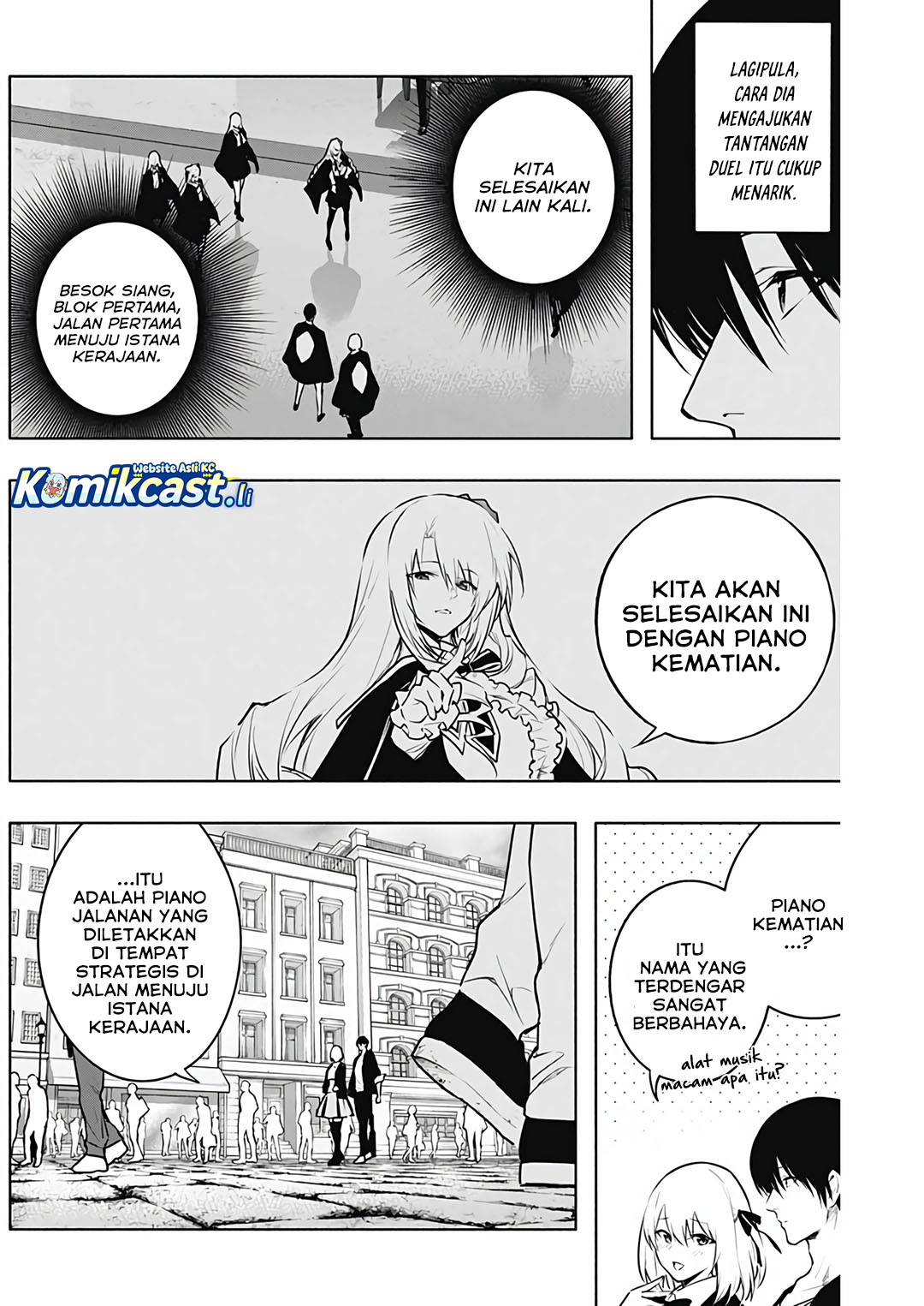 Ouritsu Mahou Gakuen no Saikasei: Slum Agari no Saikyou Mahoushi, Kizoku darake no Gakuen de Musou suru Chapter 136 Bahasa Indonesia