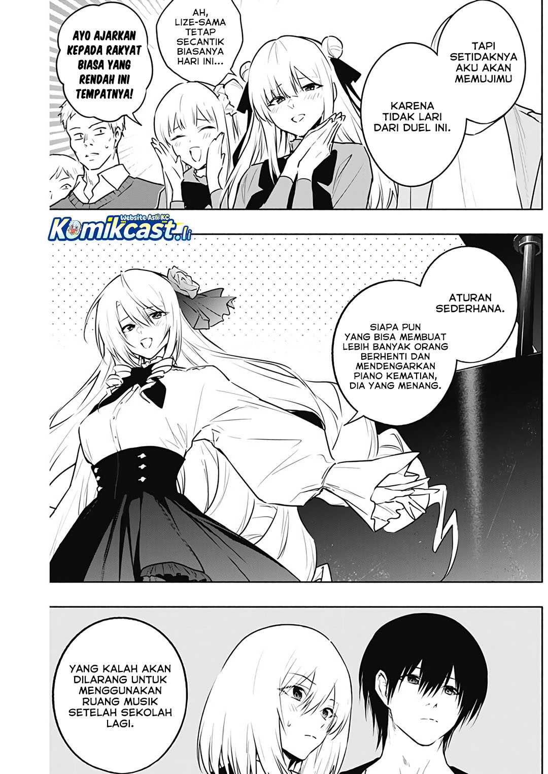 Ouritsu Mahou Gakuen no Saikasei: Slum Agari no Saikyou Mahoushi, Kizoku darake no Gakuen de Musou suru Chapter 136 Bahasa Indonesia