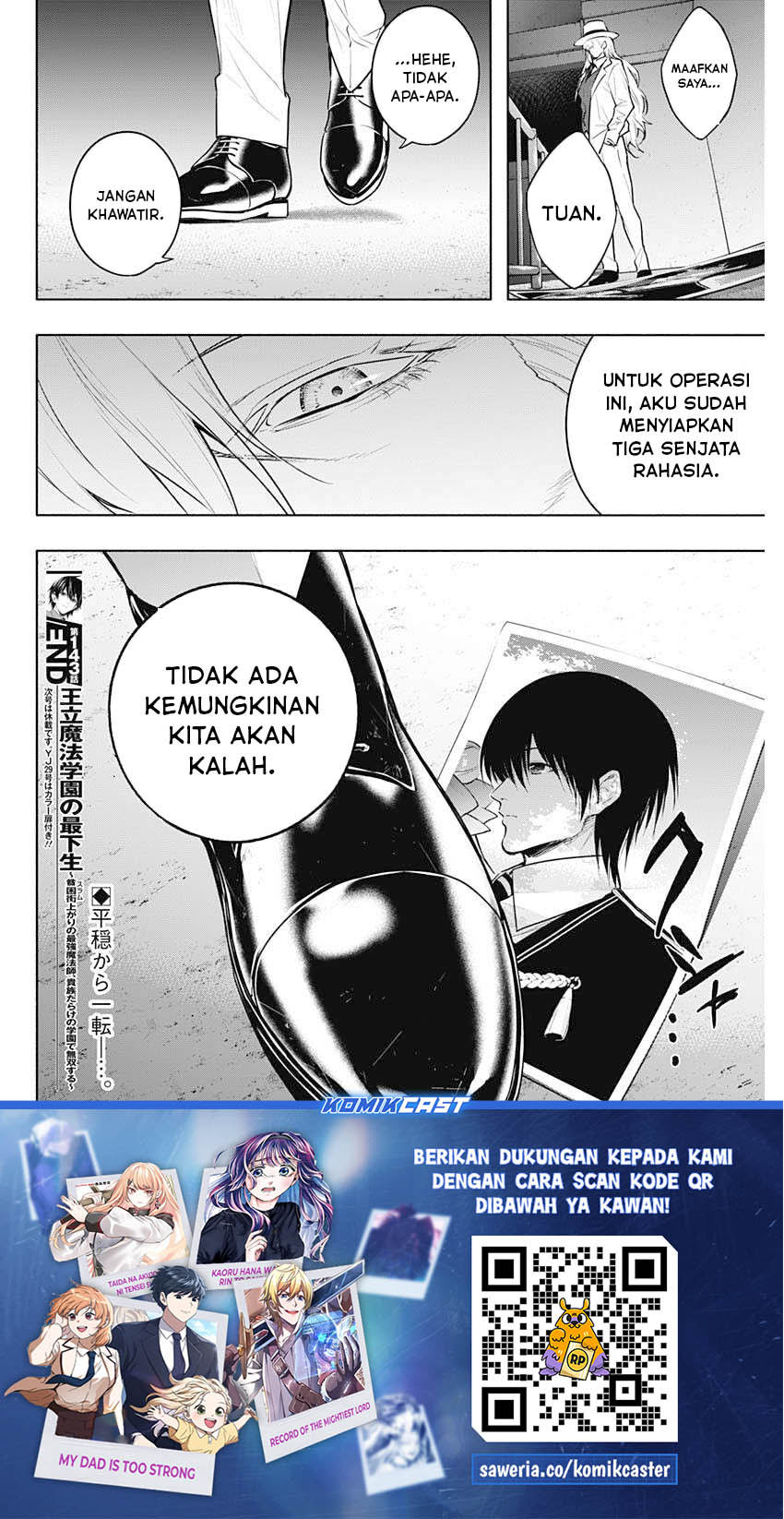 Ouritsu Mahou Gakuen no Saikasei: Slum Agari no Saikyou Mahoushi, Kizoku darake no Gakuen de Musou suru chapter 143