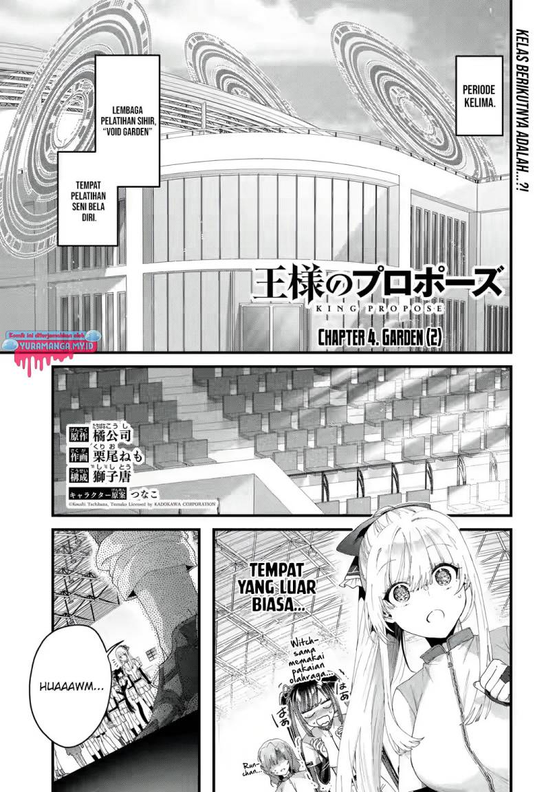 Ousama no Propose Chapter 04 Bahasa Indonesia