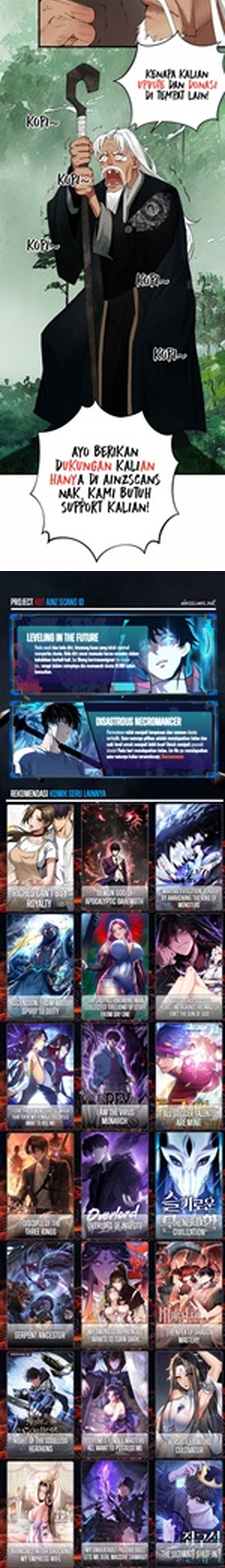 Overlord of Insects Chapter 70 Bahasa Indonesia