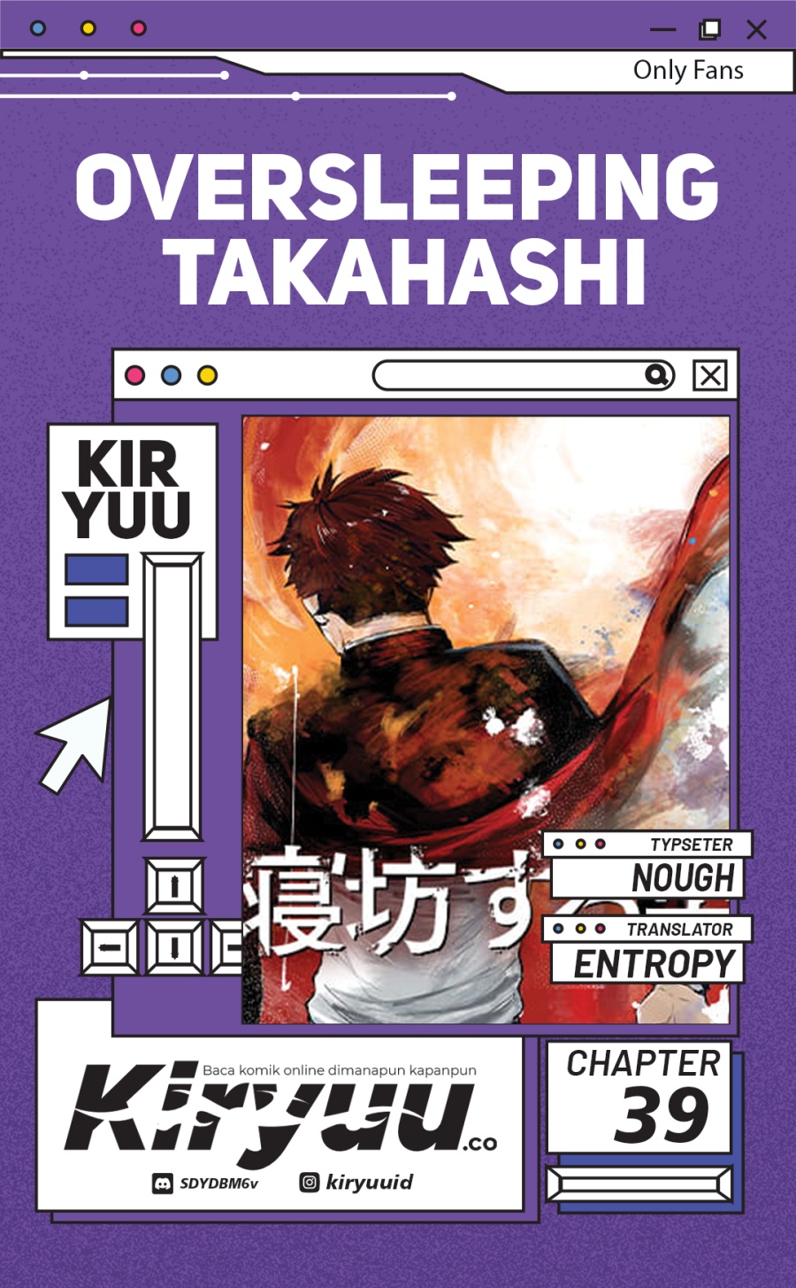 Oversleeping Takahashi Chapter 39 Bahasa Indonesia