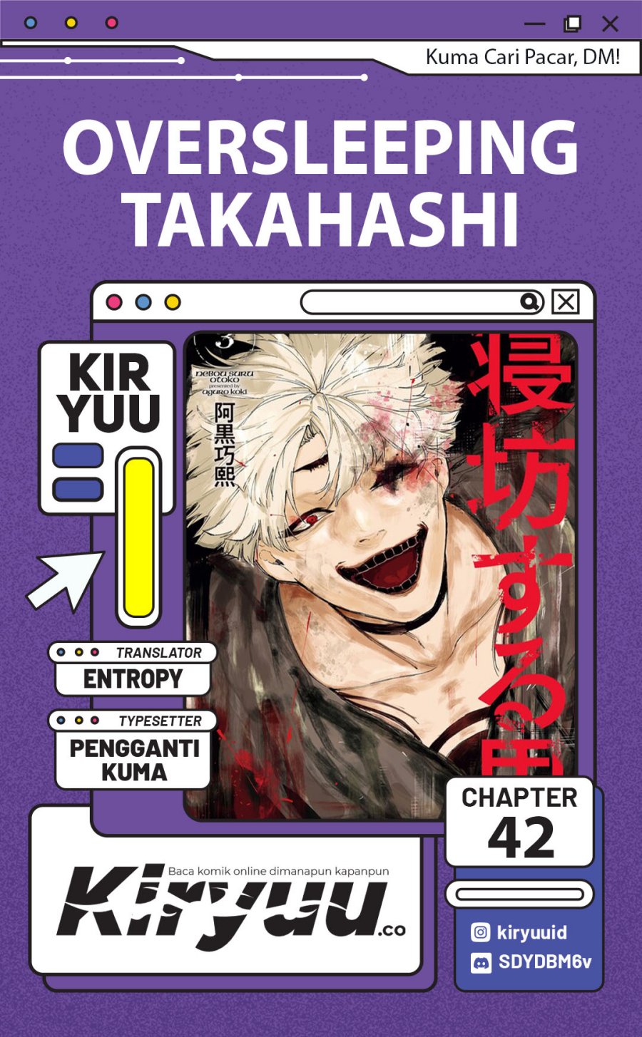 Oversleeping Takahashi Chapter 42 Bahasa Indonesia