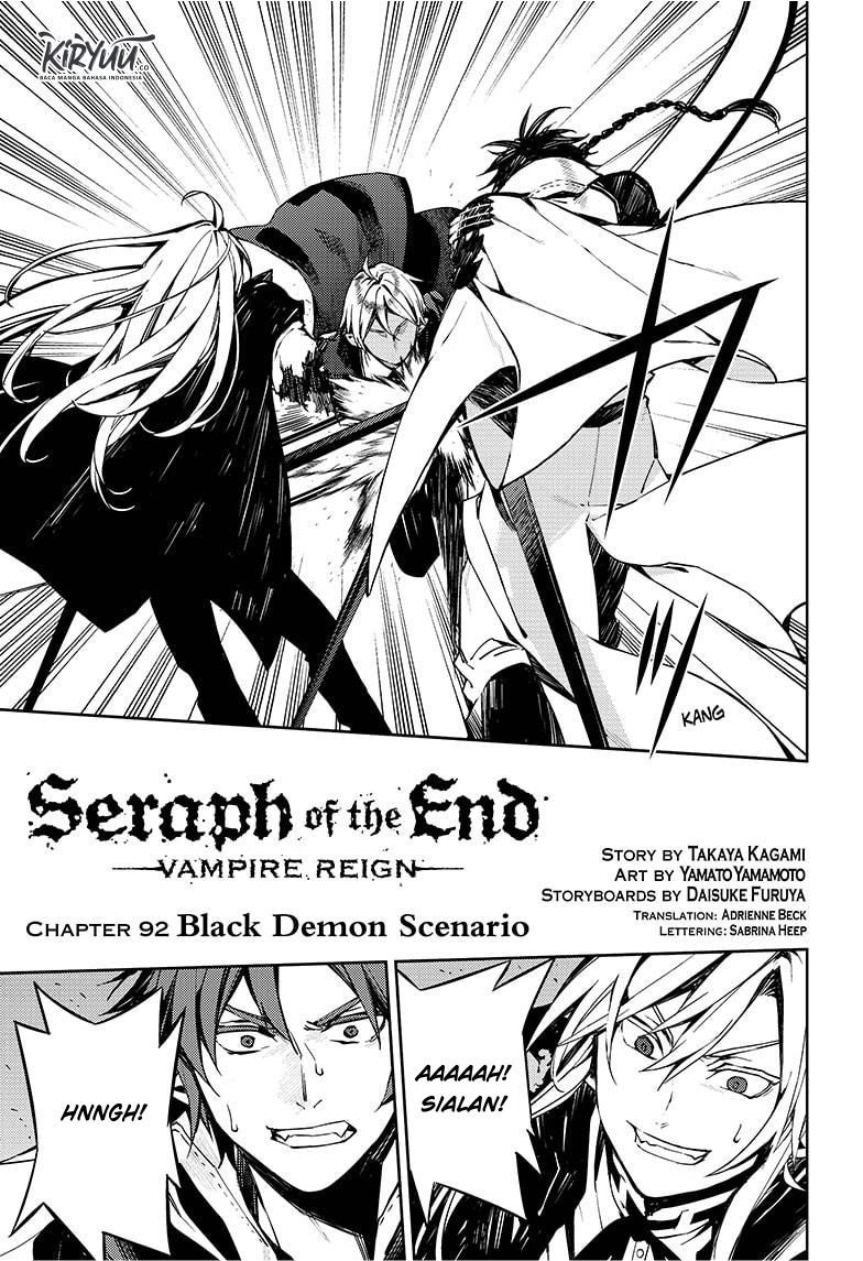 Owari no Seraph Chapter 92 Bahasa Indonesia