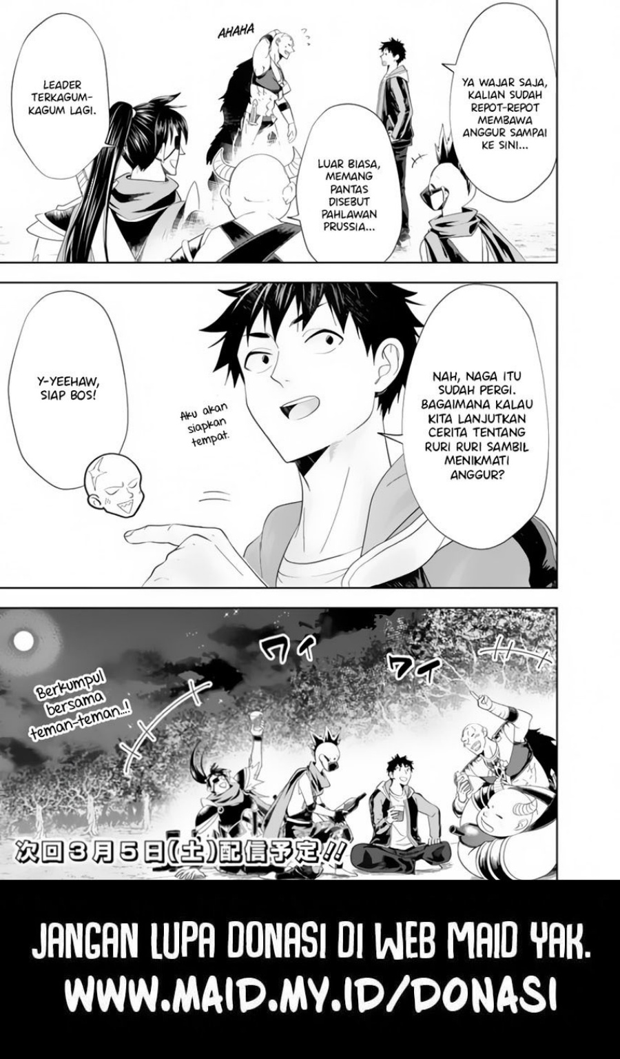 Ore no Ie ga Maryoku Spot datta Ken – Sundeiru dake de Sekai Saikyou Chapter 159 Bahasa Indonesia