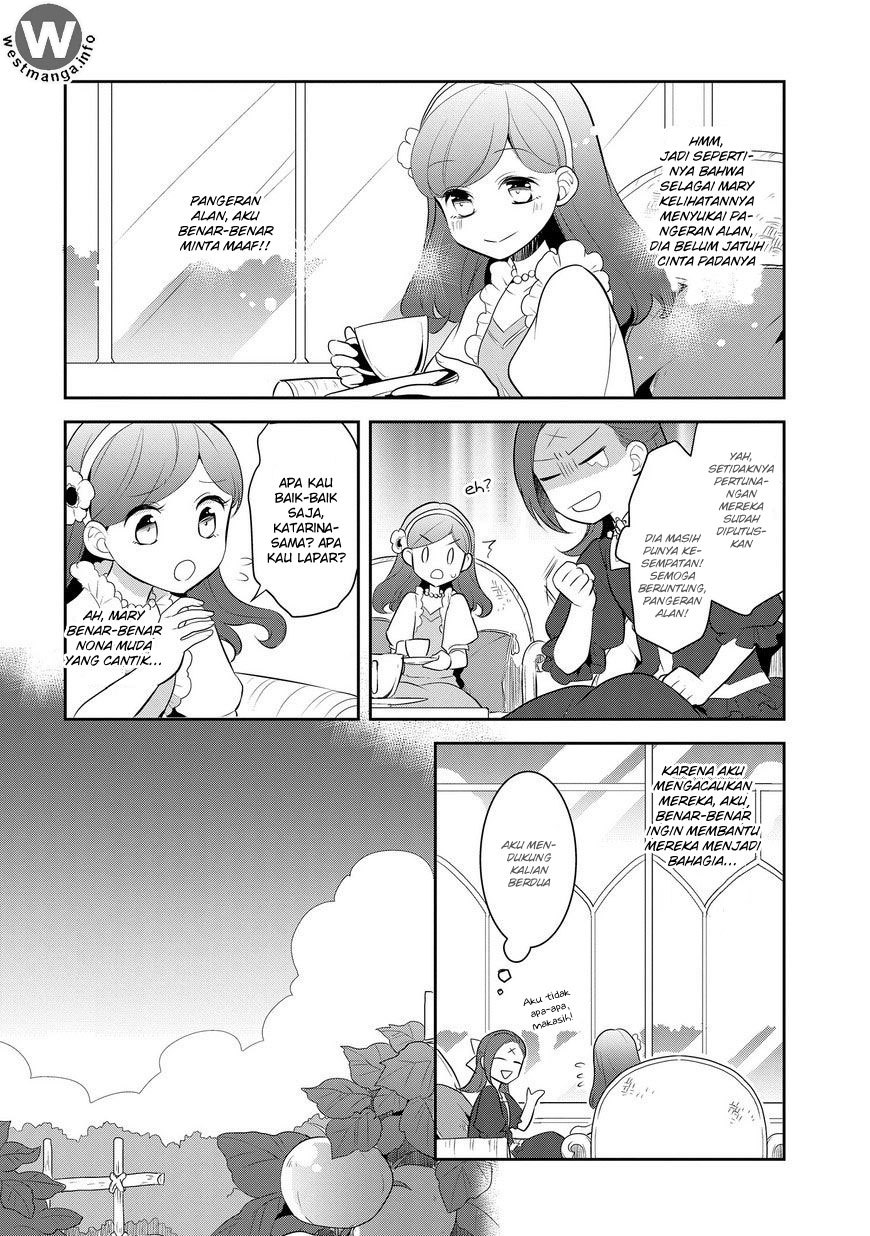 Otome Game no Hametsu Flag shika nai Akuyaku Reijou ni Tensei shite shimatta Chapter 04 Bahasa Indonesia