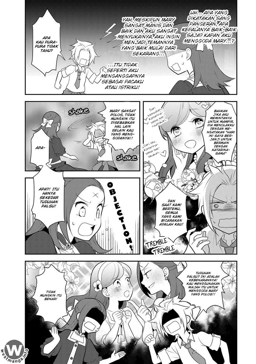 Otome Game no Hametsu Flag shika nai Akuyaku Reijou ni Tensei shite shimatta Chapter 04 Bahasa Indonesia