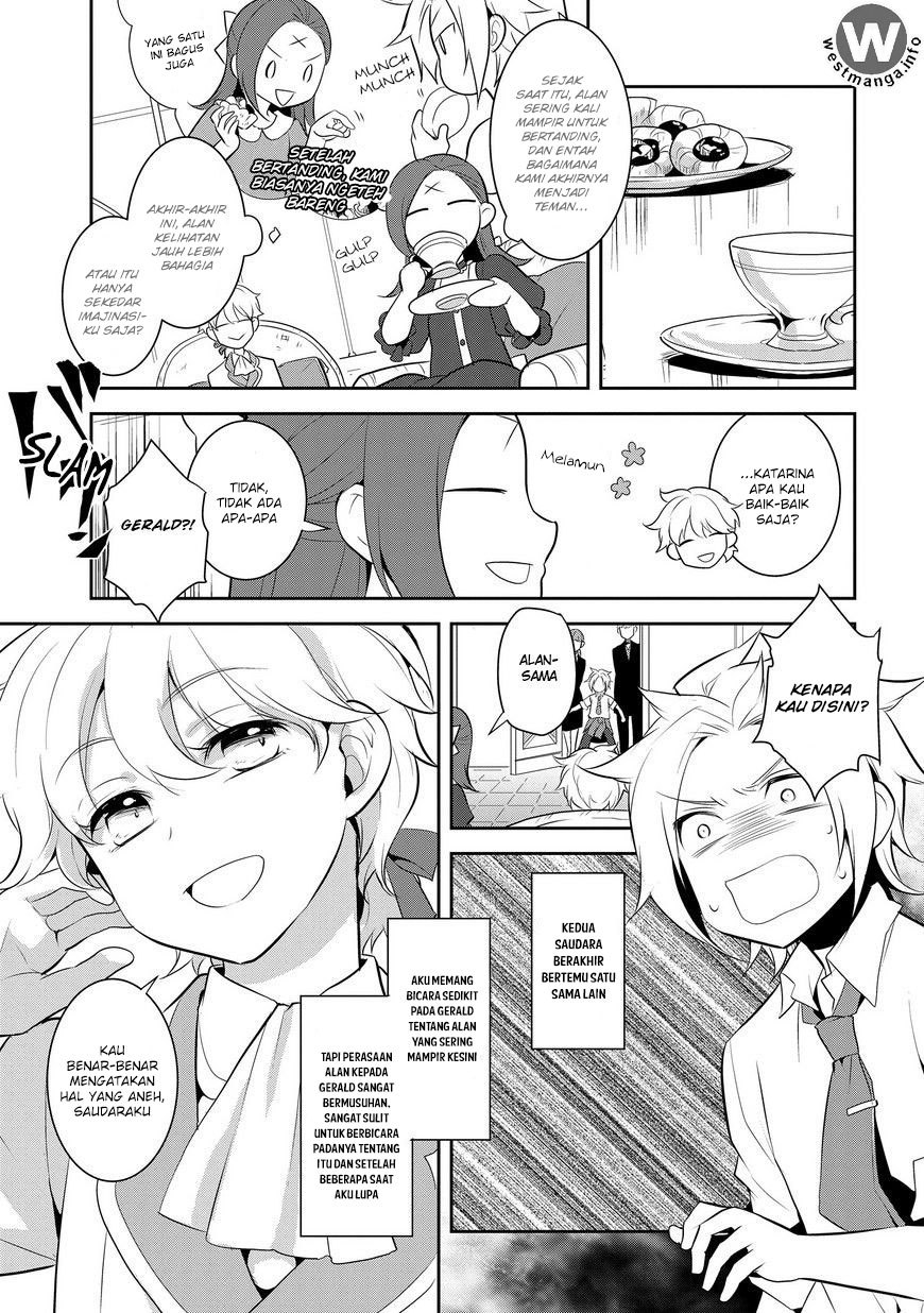 Otome Game no Hametsu Flag shika nai Akuyaku Reijou ni Tensei shite shimatta Chapter 04 Bahasa Indonesia