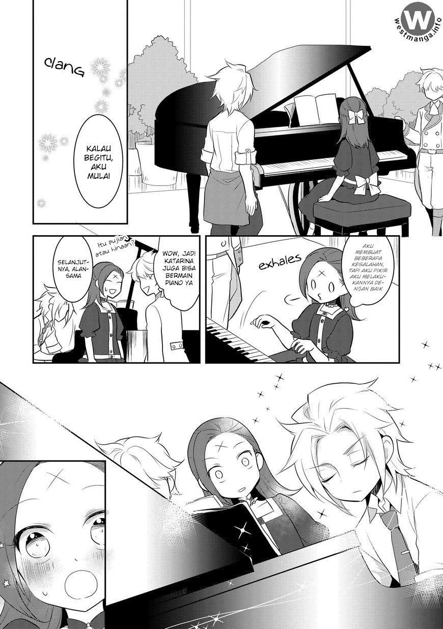 Otome Game no Hametsu Flag shika nai Akuyaku Reijou ni Tensei shite shimatta Chapter 04 Bahasa Indonesia