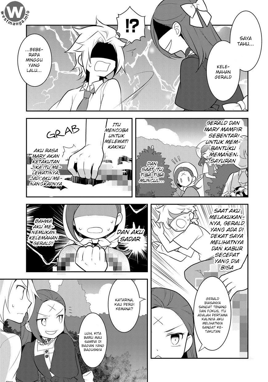 Otome Game no Hametsu Flag shika nai Akuyaku Reijou ni Tensei shite shimatta Chapter 04 Bahasa Indonesia