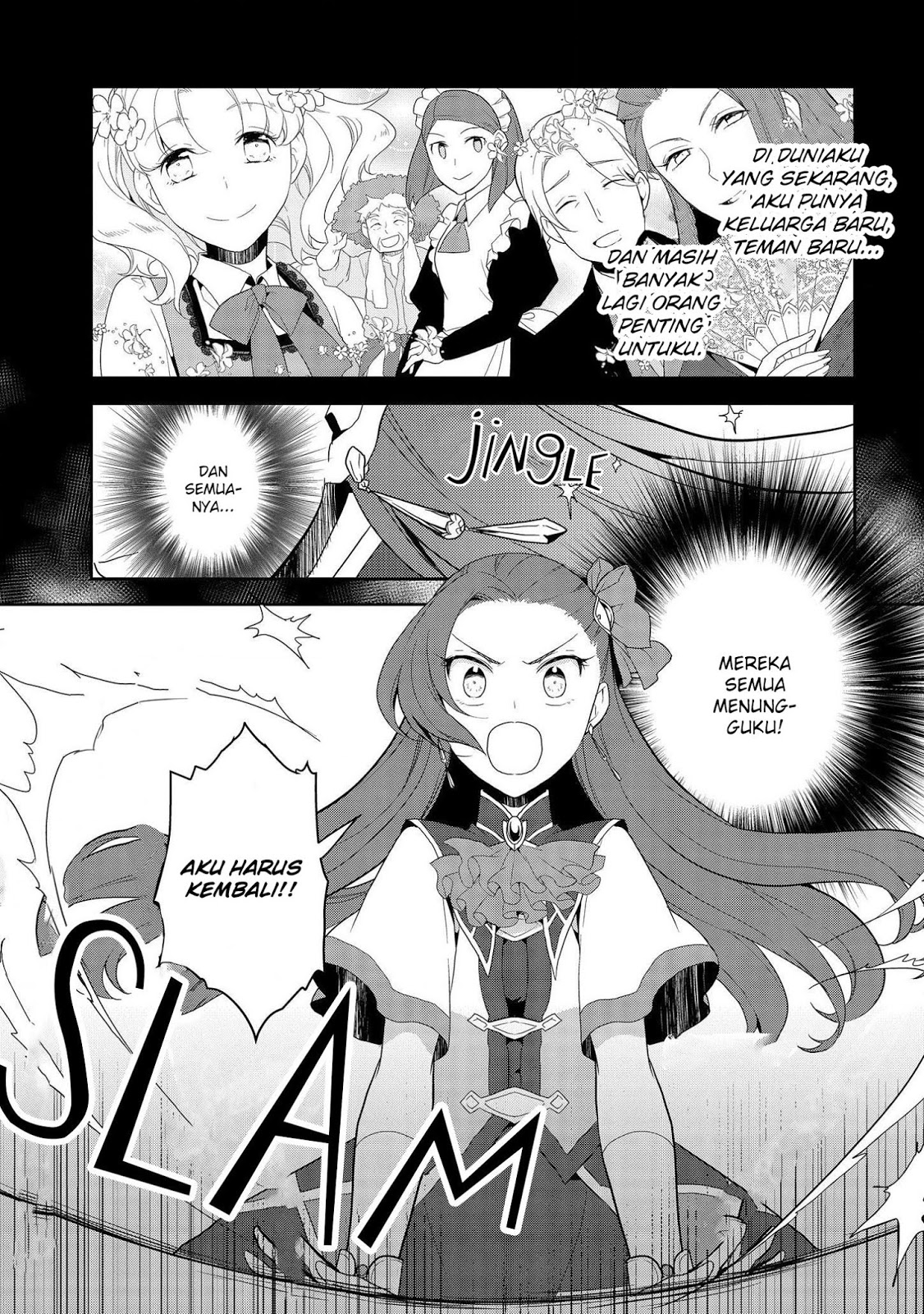 Otome Game no Hametsu Flag shika nai Akuyaku Reijou ni Tensei shite shimatta Chapter 19 Bahasa Indonesia
