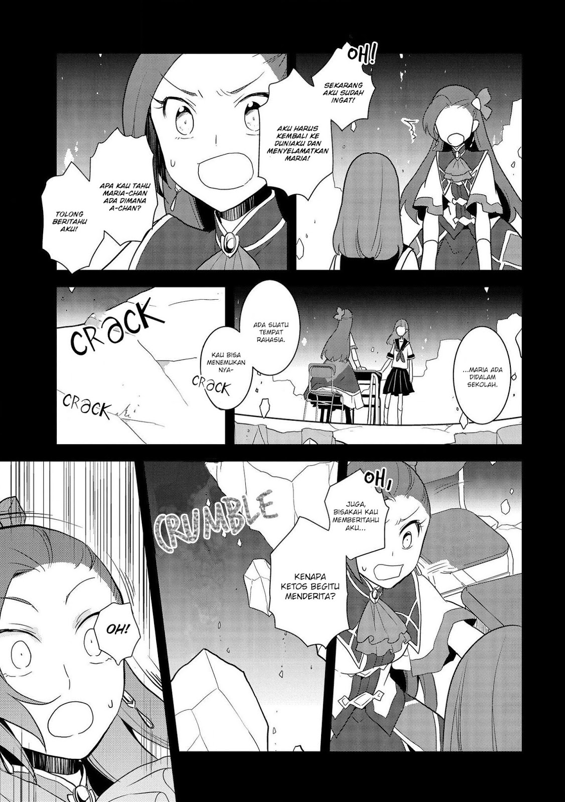 Otome Game no Hametsu Flag shika nai Akuyaku Reijou ni Tensei shite shimatta Chapter 19 Bahasa Indonesia