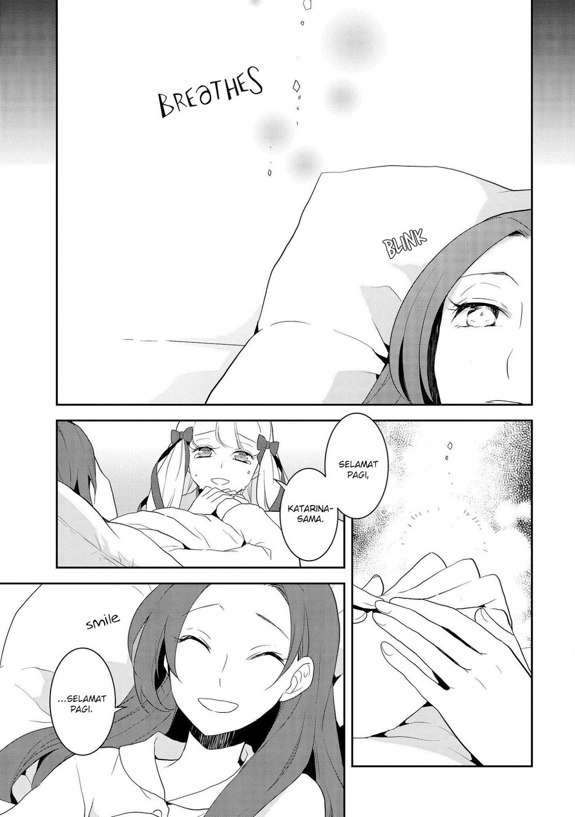 Otome Game no Hametsu Flag shika nai Akuyaku Reijou ni Tensei shite shimatta Chapter 19 Bahasa Indonesia