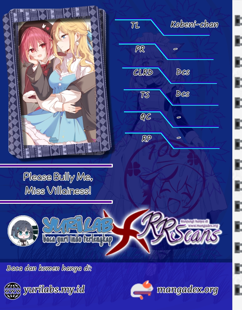 Please Bully Me, Miss Villainess! Chapter 112 Bahasa Indonesia