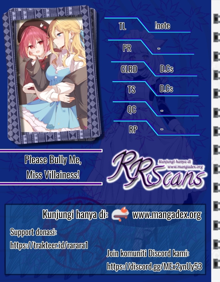 Please Bully Me, Miss Villainess! Chapter 121 Bahasa Indonesia