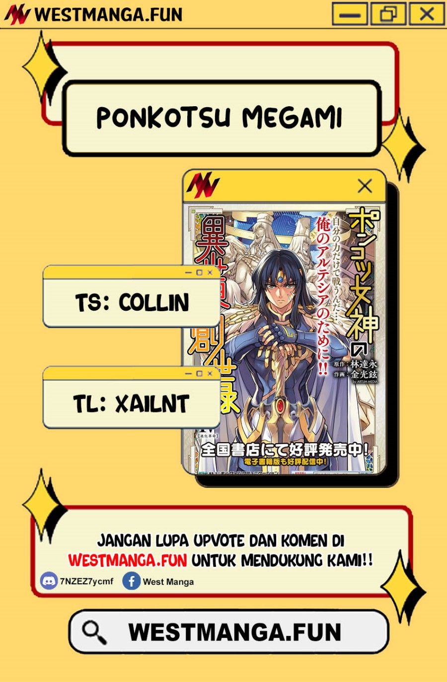 Ponkotsu Megami no Isekai Sousei-roku Chapter 25 Bahasa Indonesia