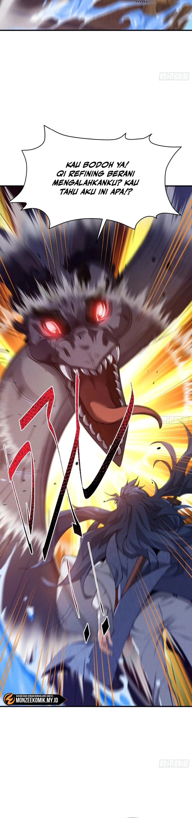 Qi Refining Level 3000 Accept the Empress as your disciple Chapter 15 Bahasa Indonesia