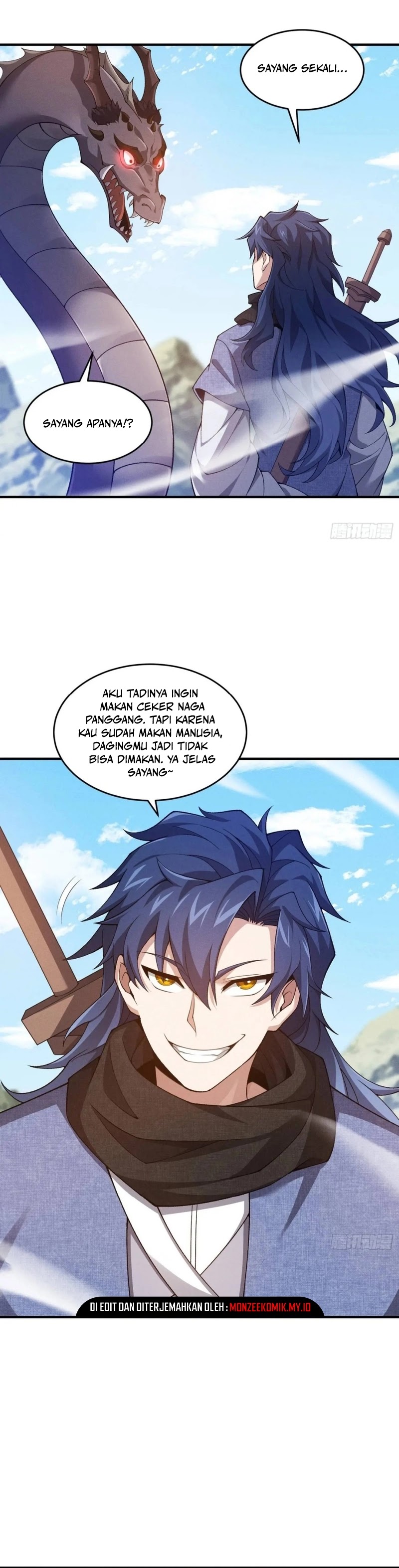 Qi Refining Level 3000 Accept the Empress as your disciple Chapter 15 Bahasa Indonesia