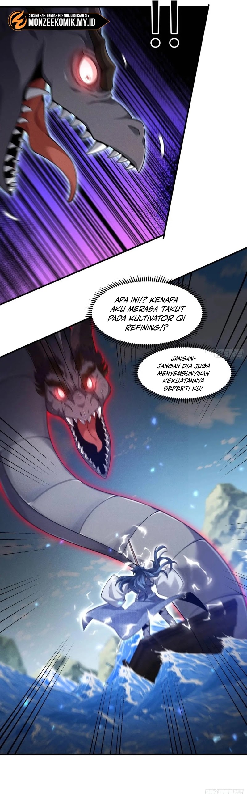 Qi Refining Level 3000 Accept the Empress as your disciple Chapter 15 Bahasa Indonesia