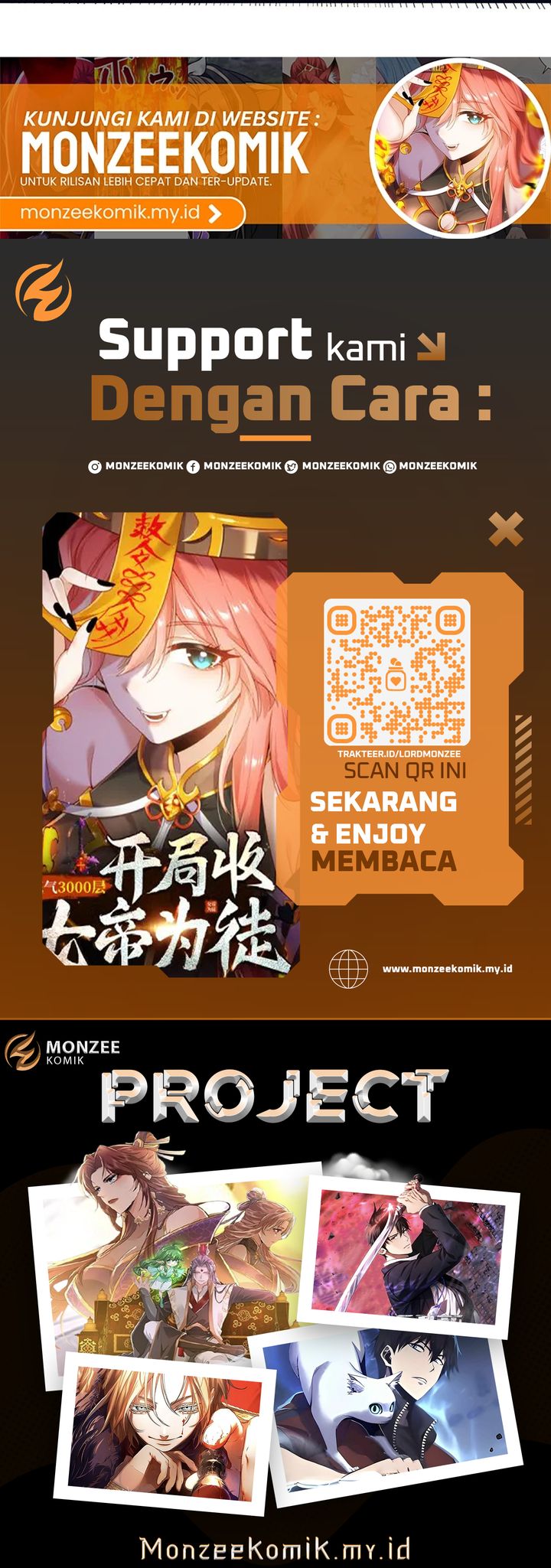 Qi Refining Level 3000 Accept the Empress as your disciple Chapter 22 Bahasa Indonesia