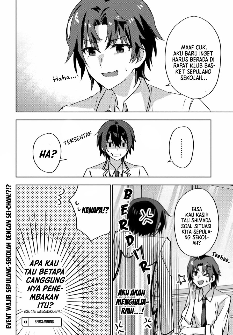RabuKome Manga ni Haitte Shimattanode, Oshi no Make Hiroin o Zenryoku de Shiawaseni suru Chapter 03.2 Bahasa Indonesia