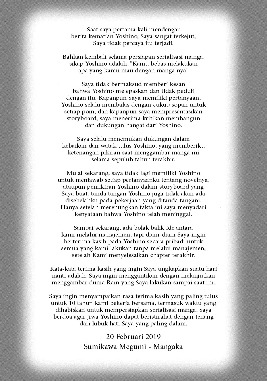 Rain chapter 99