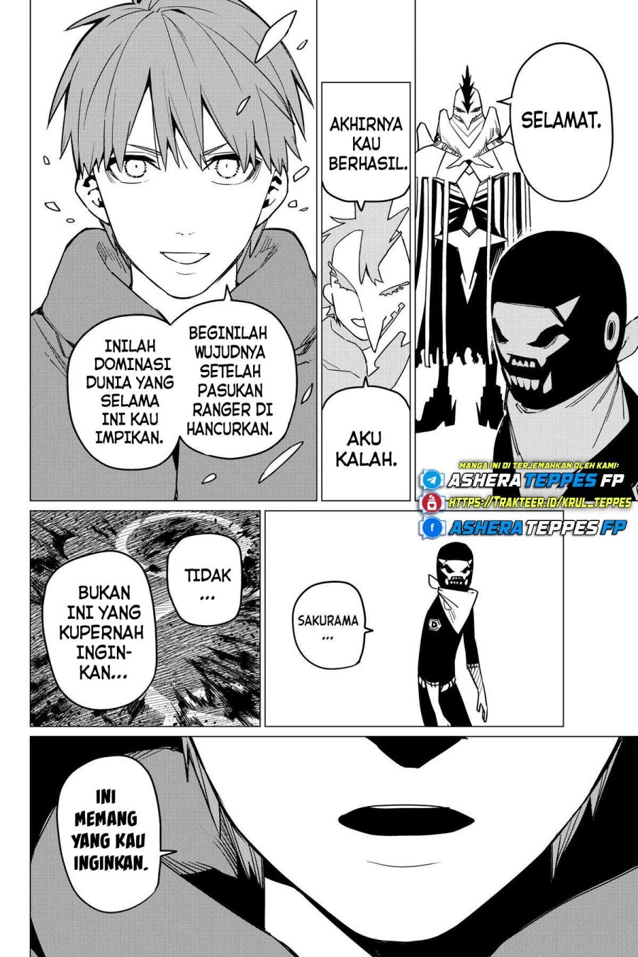 Ranger Reject (Sentai Daishikkaku) Chapter 43 Bahasa Indonesia