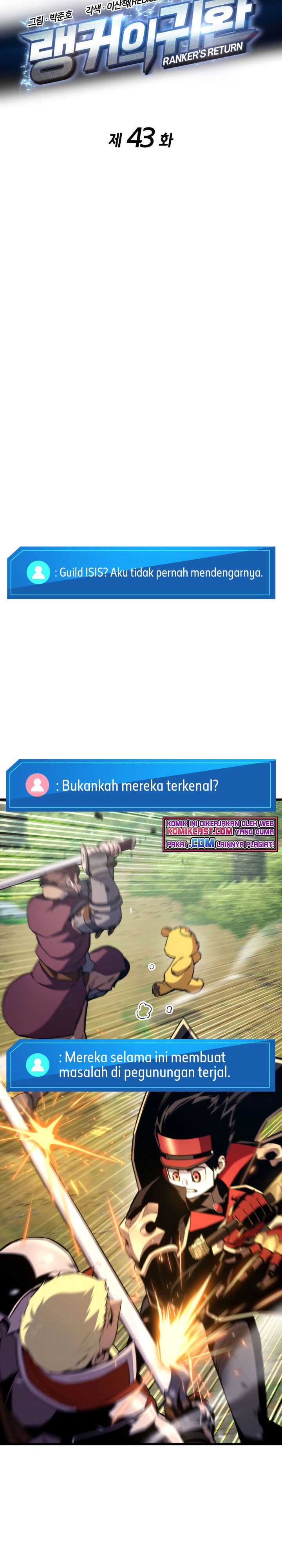 Ranker’s Return (Remake) Chapter 43 Bahasa Indonesia