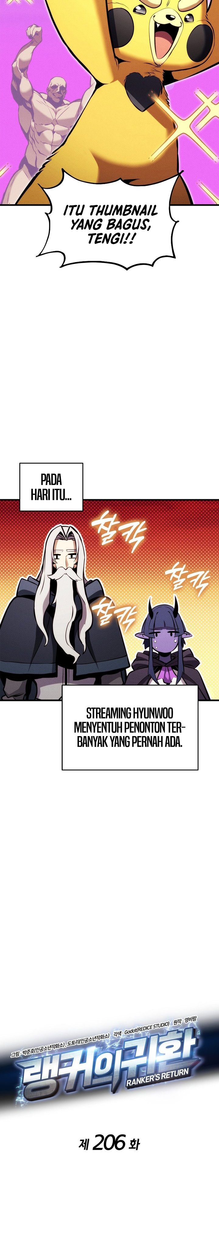 Ranker’s Return (Remake) Chapter 206 Bahasa Indonesia