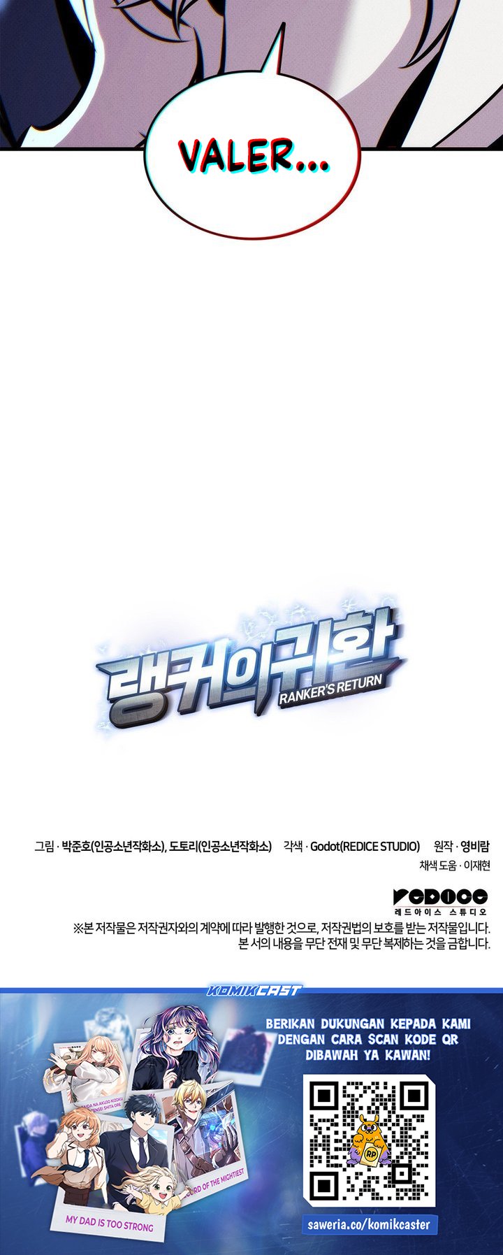 Ranker’s Return (Remake) Chapter 206 Bahasa Indonesia