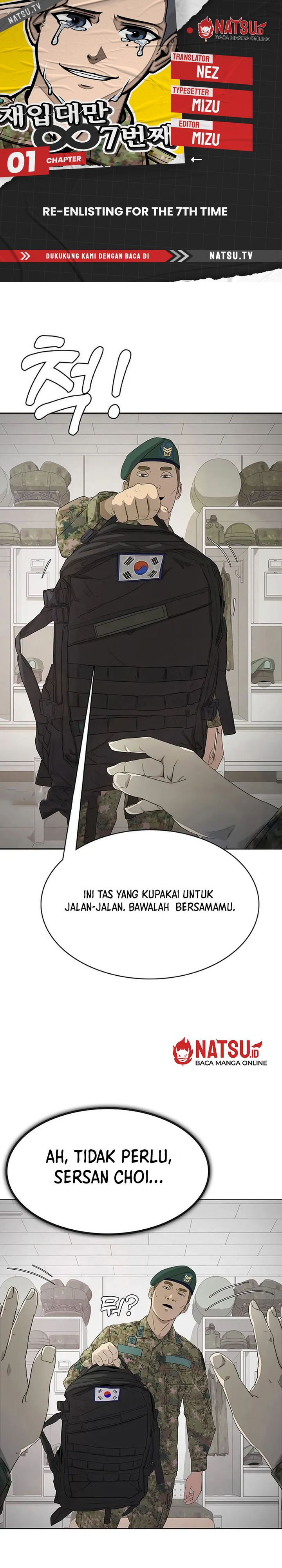 Re-Enlisting For The 7th Time Chapter 01 Bahasa Indonesia