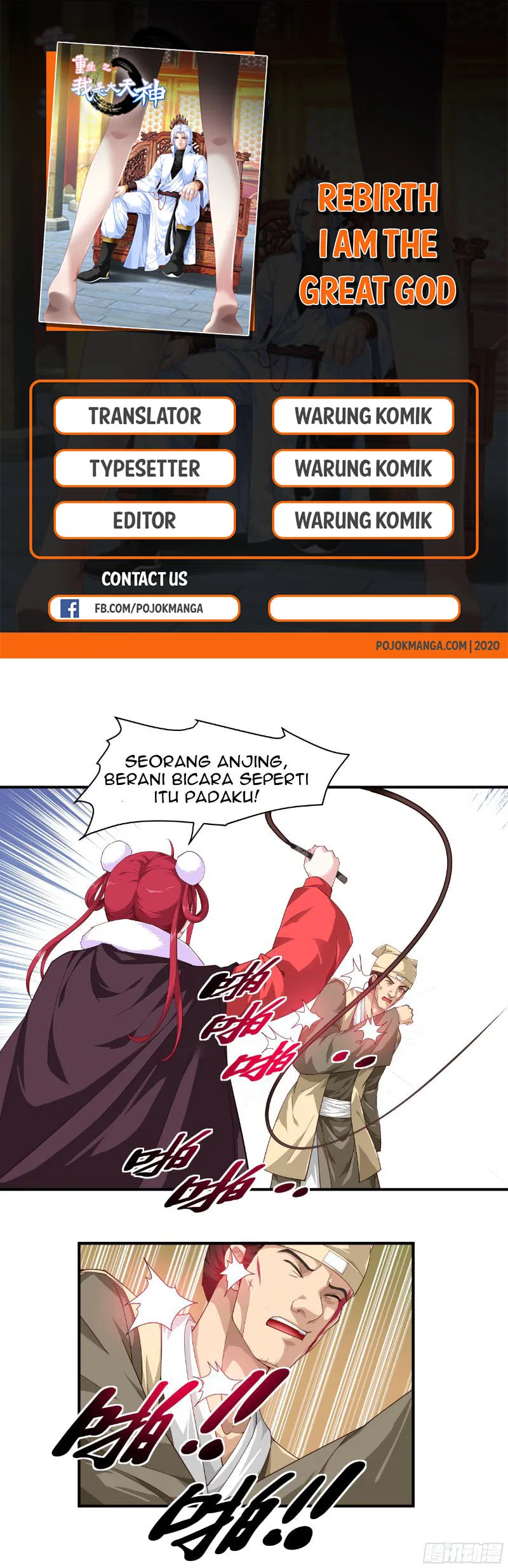 Rebirth I Am The Great God Chapter 11 Bahasa Indonesia