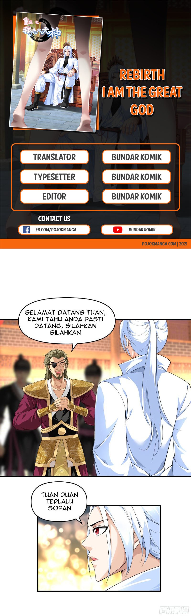 Rebirth I Am The Great God Chapter 37 Bahasa Indonesia