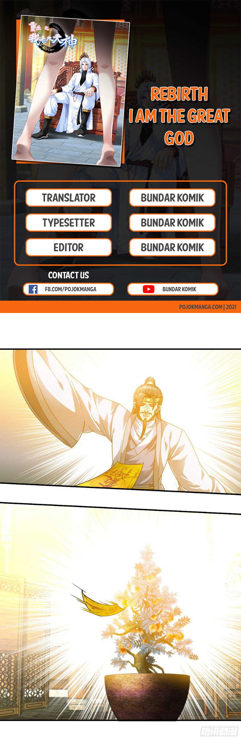 Rebirth I Am The Great God Chapter 59 Bahasa Indonesia